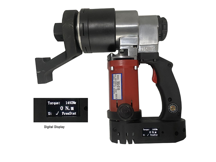 Digital electric torque wrench